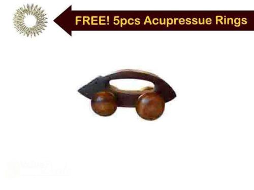 New Wooden Rat Shape Spine Roller MassageTherapy Spine And Feel Relaxed