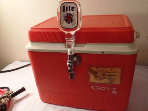 Portable Kegerator Beer Jockey Box Tap Keg Faucet Draw Cooler
