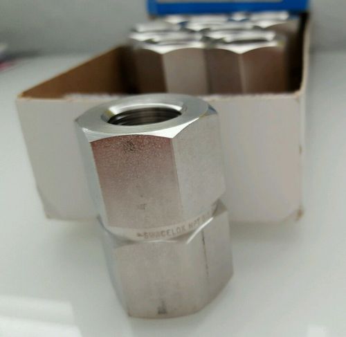 Swagelok new hex reducing coupling ss-8-hrcg-6 for sale