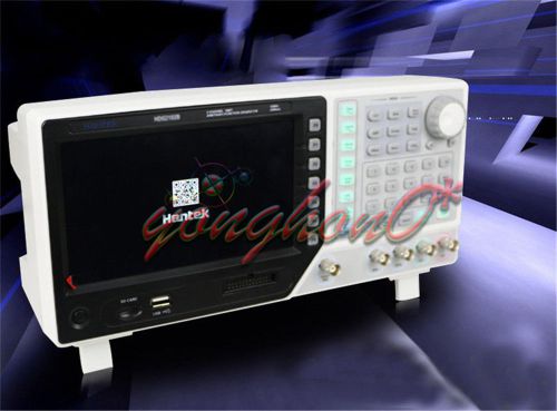 HDG2062B 2CH 60MHz 250MSa/s Function Signal Arb Waveform Generator USB 7&#034;TFTLCD
