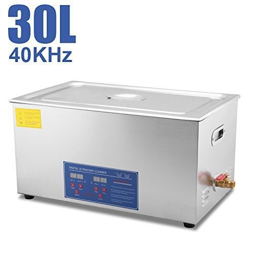 Hfs (r) commercial grade digital ultrasonic cleaner - stainless steel (30l - 7.9 for sale