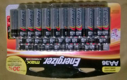 Energizer MAX Alkaline Batteries, AA, 36 Batteries/Pack