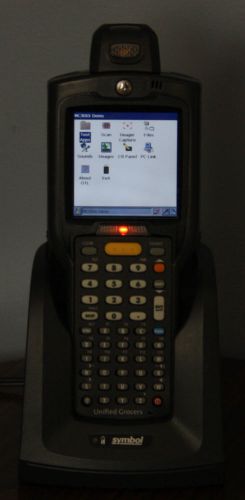 Motorola Zebra Symbol MC3000R RU0PPCG000R + CRD3000 Cradle+battery LC48S00GER