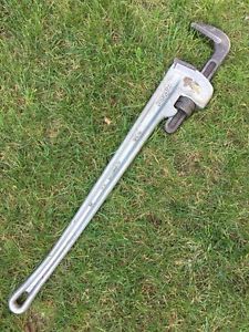 Ridgid aluminum 36&#034; pipe wrench 836 - good used condition #1 for sale