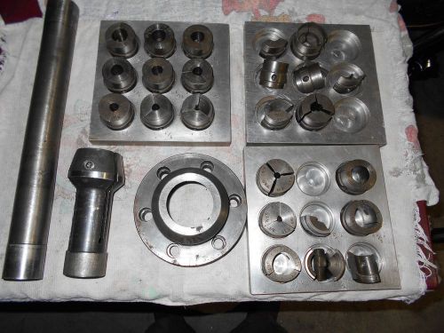 Warner &amp; Swasey Collet set for #2 turret lathe and others