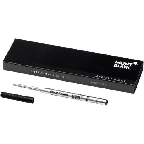 Montblanc usa ballpoint pen refills, medium point, black ink for sale