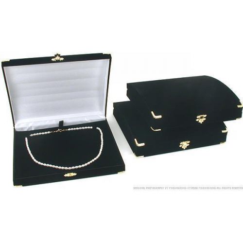 3 Diamond Pendant Antique Display Gift Boxes