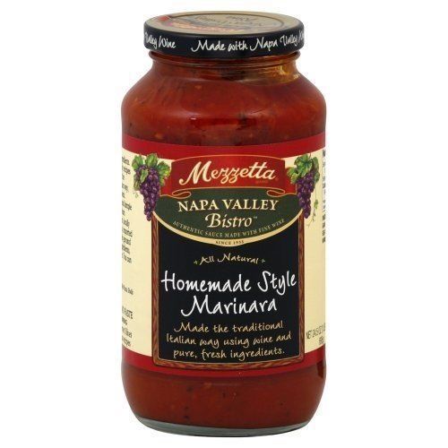 Mezzetta Napa Valley Bistro Homemade Style Marinara Sauce 25 OZ (Pack of 18)