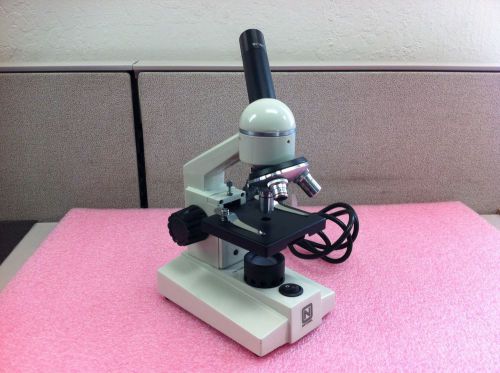 National Optical Microscope Model 104 TESTED - O4221