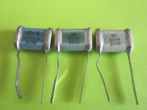 SGM-1 silver mica military ceramic capacitor 96pf 350v+-2pf LOT-3