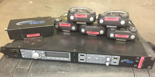 Clear-com cm-944 4-ch wireless intercom system with 5x cp-942a beltpacks for sale