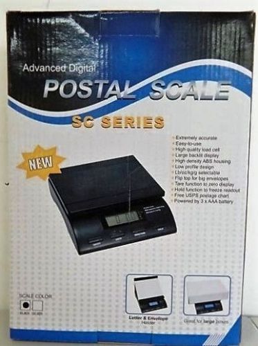 Advanced digital postal scale sc series 56 lb - nib for sale