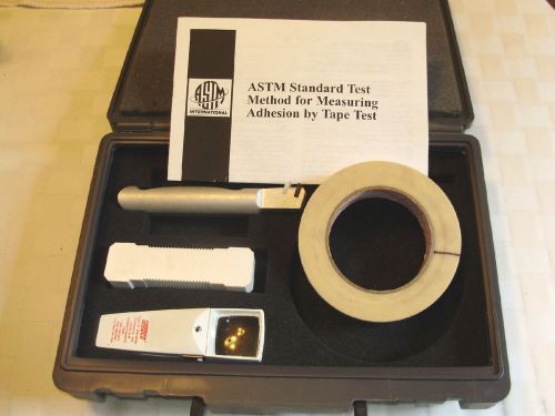 Gardco Model P-A-T Paint Adhesion Test Kit with Instructions and Case