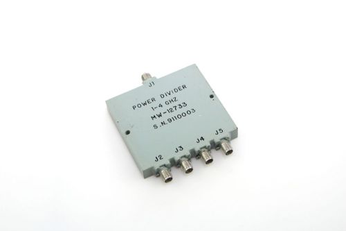 Power Divider 1-4 Ghz Mw-12733 Sma 4 way