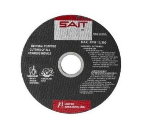 United abrasives sait 24051 type 1 14-inch x 3/32-inch x 1-inch ironworker ch... for sale
