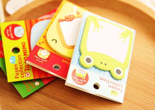 4pcs post it tabs 3x2 sticky notes memo desk accessories bookmark for sale