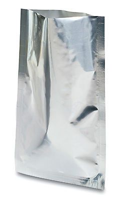 12&#034; x 18&#034; 4 mil PET Polyester Foil Barrier Pouches (500 Bags) - Silver