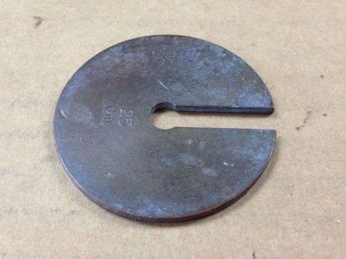 Vintage lab brass scale weight 25 gm grams, 45mm for sale
