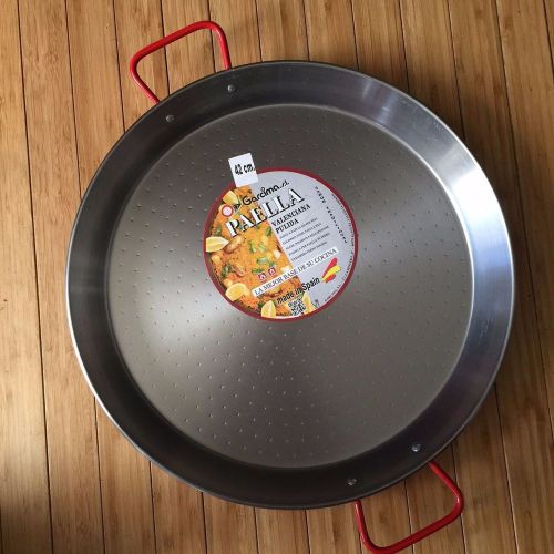 Garcima Paella Steel Pan - Valenciana Pulida 42cm 16in - NEW Made In SPAIN