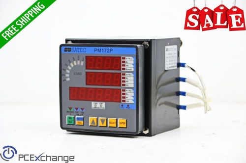 Satec PM172P-N Feeder Monitor Power and Revenue Meter PM172P
