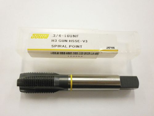 Sowa Tool 3/4-16 H3 Spiral Point Yellow Ring Tap CNC Style HSS 123-353 ST33