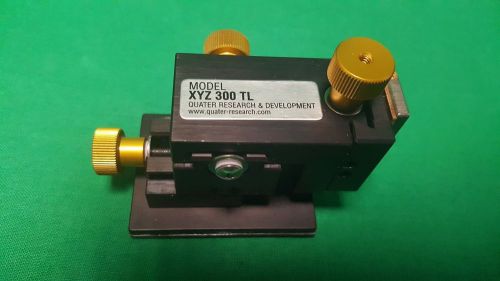 Quater Research  300TR XYZ StageWafer Probe Micropositioner, Micromanipulator
