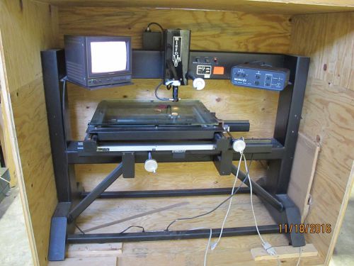 Microvu mtx24x18 optical comparator &amp; video rectile 9050a cmm for sale