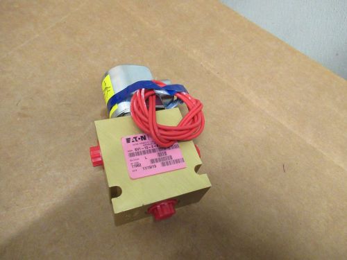 Eaton vickers solenoid valve &amp; coil sv1-10-3-6t-12ds sv1-10-3-00-12ds 1/4&#034; npt for sale