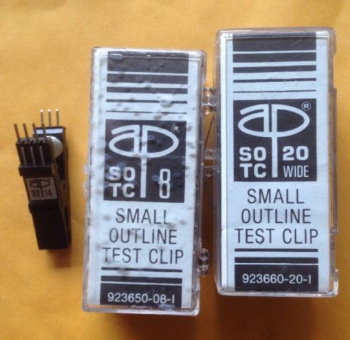 INTEGRATED CIRCUIT TEST CLIP Lot SOTC 8,14,20 Wide