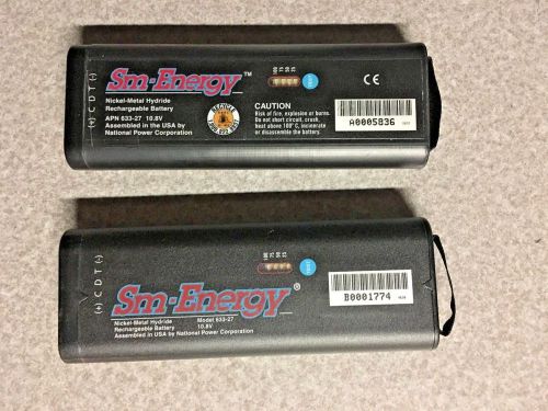 Two - N9910X-87 Anritsu Snap-on Verus  EAA0354L12A 633-75 633-44 SM204 Battery