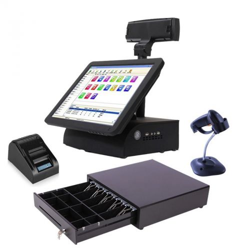 Retail all in one point of sale system (posmaid soft - touch screen 15inch) for sale