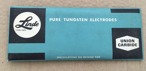 Linde Tungsten Electrodes 1/16&#034; 76Z51
