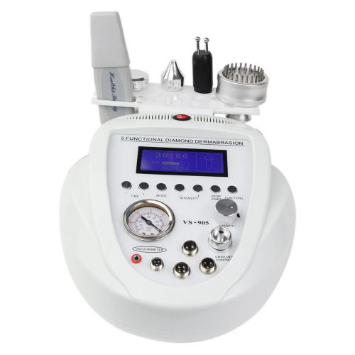 5in1 Diamond Dermabrasion Machine Ultrasonic Equipment Facial Skin Lifting Devic