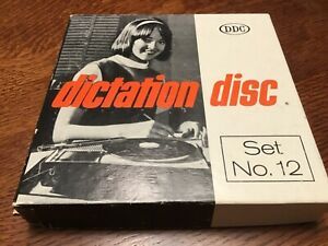 Dictation Disc Company DDC Shorthand Transcript Beginners 45 RPM Records Set 12