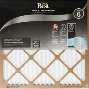 Do it Best 18 In. x 18 In. x 1 In. Dust &amp; Lint MERV 6 Furnace Filter 447951