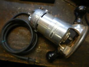 VINTAGE STANLEY ELECTRIC ROUTER WITH 1/4&#034; COLLET WOODWORKING TOOL
