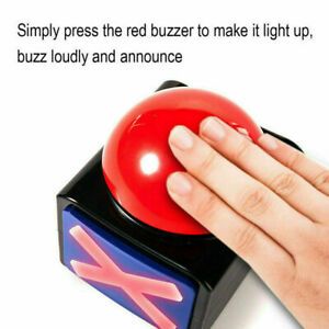 Game Answer Buzzer Alarm Button Sound Light Trivia Q9C2 Bu Funny Got Quiz U3A7