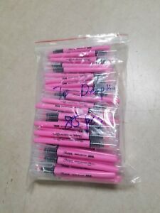 Lot of 80 - Sharpie Clear View PINK Smear Guard Highlighter