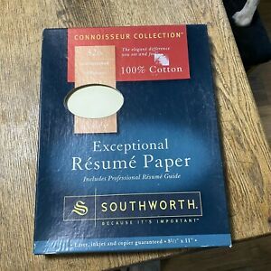 Southworth Exceptional Resume Paper Ivory Open Box partial full