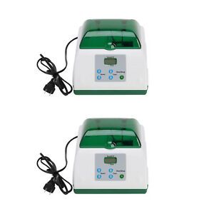 2 X Dental HL-AH Fast Speed Digital Amalgamator Amalgam Capsule Mixer Green