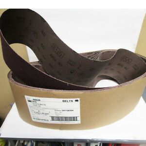 3M 6&#034;X48&#034; A/O SANDING BELTS 40GRIT 051115-66629 LOT OF 7