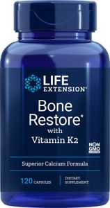 Bone Restore with Vitamin K2 Life Extension 120 Caps