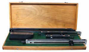 Cased Set of Doall Inspection Gauges - Fitted Case - Heavy Machined Base