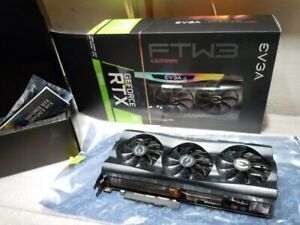 EVGA GeForce RTX 3080 FTW3 ULTRA 10GB GDDR6X Graphics Card HDMI DP ETH BTC RVN ~