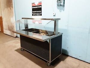 &#034;DUKE&#034; COMMERCIAL 60&#034;L SSTEEL REFRIGERATED COLD FOOD/SALAD BAR, BUFFET TABLE