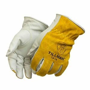 1414 Top Grain/Split Cowhide Drivers Gloves, Medium