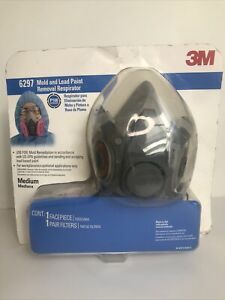 3M Performance 6200 6297 Half Face Respirator Medium with 2097 Filters