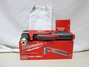 Milwaukee M12 Cordless 3/8&#034; Right Angle Drill (TOOL ONLY) 2415-20 NEW Open Box