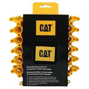 Caterpillar Unisex Redbacks Pocket Knee Pads Yellow Size UK Itm EU Itm