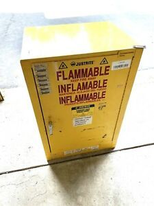 Justrite 25710 Flammable Liquids Storage Cabinet 12 Gallon 45 Liter Capacity
